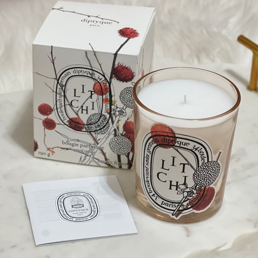 BNIB Diptyque Litchi Candle